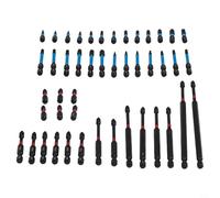 Startbuymore Juego de destornilladores magnéticos de 46 piezas, incluye destornilladores de tuerca magnéticos y puntas de destornillador completas para uso en carpintería y reparación de automóviles