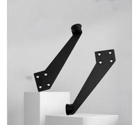 Startbuymore Juego de topes para puerta superior - 2 topes superiores de acero inoxidable de 90 grados con almohadillas de goma que absorben los impactos, se adapta a puertas izquierda o derecha