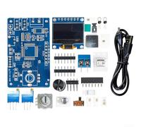 Startbuymore Kit de microcontrolador de osciloscopio con pantalla de 0.96 pulgadas - Analizador de señal de un solo canal, rango de 0 a 30 V, función de disparo, base de tiempo de 500 Ms a 100 s