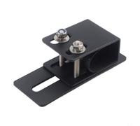 Startbuymore Kit de soporte para caja de techo, 2 unidades para vehículos con diseño de hueco de riel de techo, rango de montaje de 120-183 mm, estructura de acero al carbono con sello de goma