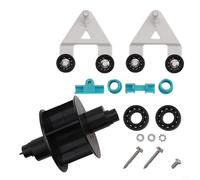 Startbuymore Kit de turbina de repuesto de marco en A con rodamientos y marcos en A de rodillo suave compatible con HAYWARD para piscina para VAC Plus Ultra para NAVIGATOR Diver Dave para limpiadores