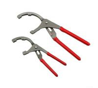 Startbuymore Llave de filtro de aceite ajustable para uso automotriz con construcción integral de acero tratado térmicamente y e agarre (9 pulgadas rojo)