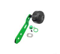 Startbuymore Mango de brazo basculante extendido de fibra de carbono para DAIWA para ABU Garcia para carretes de cebo TATULA, 1 juego incluye junta de placa de bloqueo de tornillo de tuerca (mano