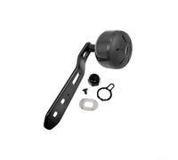 Startbuymore Mango de brazo basculante extendido de fibra de carbono para DAIWA para ABU Garcia para carretes de cebo TATULA, 1 juego incluye junta de placa de bloqueo de tornillo de tuerca (mano