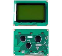 Startbuymore Módulo de pantalla LCD 12864 128x64 Dot I2C Panel STN soporta interfaz gráfica de caracteres chinos 3.3V-5V 93x70x12.5mm Pantalla azul amarillo-verde para proyectos MCU (B)