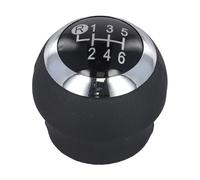 Startbuymore Pomo de palanca de cambios para Toyota Yaris Corolla Rav4 AYGO Urbancruiser 5/6 Velocidades Diseño Ergonómico Cuero Plástico Negro 10x7x5cm Cómodo Reemplazo de Agarre (6 Velocidades)