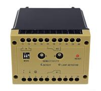 Startbuymore Sensor y detector de vehículos de bucle de un solo canal, camión de grado industrial de 220 V CA con cable para seguridad y salida para controles de señal de tráfico (24 V CC)