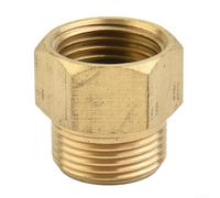 Startbuymore Varón de cobre amarillo del adaptador M22x1.5 a la hembra G1/2 para los sistemas de la lavadora a presión con el uso líquido del sellante del hilo