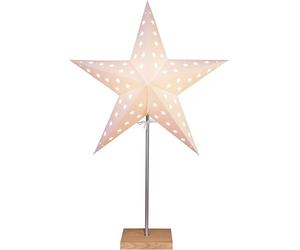 StarTec - Lámpara de pie de mesa (papel, 43 cm), diseño de estrella