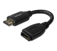 StarTech 0.5FT HDMI Macho a HDMI Hembra Cable - Negro
