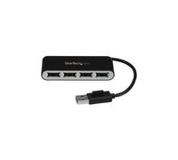 StarTech.com - Concentrador Ladrón USB 2.0 de 4 Puertos con Cable Integrado - Hub Portátil USB 2.0
