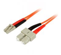 Startech Multimode Fiber Patch Cable Lc 10 M One Size Black