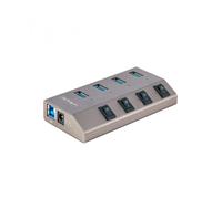 Startech 5G4AIBS-USB-HUB-EU - Hub 4 puertos USB C con ON / OFF
