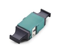 StarTech Acoplador de Fibra Óptica MPO/MTP OM3/OM4 Multimodo - para Cableado Recto - Key Up Key Down - para Panel de Parcheo - Aqua