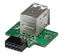 STARTECH Adaptador 2 Puertos USB 2.0 Header 10 Pines Placa Base USB Hembra | 0