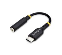 StarTech.com Adaptador de Audio USB-C a 3,5mm TRRS Minijack - Adaptador de Audio DAC USB Tipo C de Auriculares con Micrófono