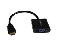 StarTech Adaptador Conversor de Vídeo HDMI a VGA HD15 - Cable Convertidor - 1920x1200 - 1080p Conecte un Portátil, Ultrabook u Ordenador de Sobremesa con