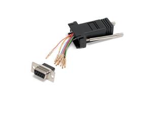 StarTech Adaptador Conversor Modular DB9 Serie a RJ45 Hembra a Hembra Convierta un conector DB9 macho en un conector RJ45 hembra