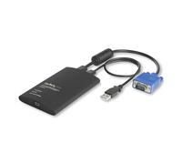StarTech Adaptador Crash Cart USB/VGA para Portátil, KVM (NOTECONS02) | De portátil a servidor sin monitor, Control a nivel de BIOS, Transferencia de ficheros y capturas de pantalla