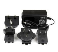 StarTech Adaptador de Alimentación DC 9V 2A (SVA9M2NEUA) | Cambio automático de 100 a 240V, Clavijas NA/UE/RU/AUS incluidas