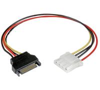 StarTech Adaptador de Alimentación SATA a Molex 4 Pines, 15.2cm