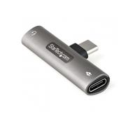 StarTech.com Adaptador de Audio y Carga USB-C - Adaptador de Audio USB Tipo C con Salida TRRS de 3,5mm para Auriculares con