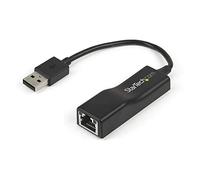 StarTech Adaptador de Red Ethernet USB 2.0, 10/100 Mbps, Dongle (USB2100) | Detección Cruzada y Auto-Corrección (Auto MDIX), Compatible con IEEE 802.3i y 802.3u