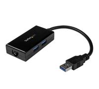 StarTech Adaptador de Red Gigabit Ethernet USB 3.0 con Concentrador
