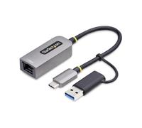 StarTech Adaptador USB-C a Ethernet 10/100/1Gb con adaptador USB-A