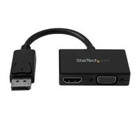 StarTech.com Adaptador DP de Audio/Vídeo para Viajes - Conversor DisplayPort a HDMI o VGA - 1920x1200 1080p