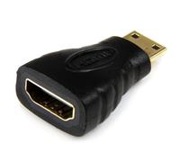 StarTech Adaptador HDMI a Mini HDMI - Hembra a Macho Conecte una cámara con capacidad mini HDMI® a un Televisor o Monitor de Alta Definición mediante un cable