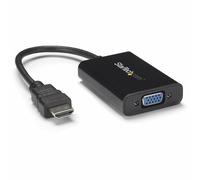 StarTech Adaptador HDMI a VGA con Audio - 1920x1080 - 1080p (HD2VGAA2) | Salida de audio analógica de 2 canales, Adaptador de monitor, Conversor HDMI con salida de audio