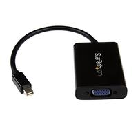 StarTech Adaptador Mini DisplayPort a VGA con Audio, 1920x1200 (MDP2VGAA)