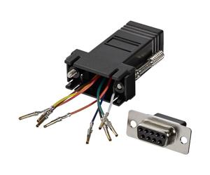 StarTech Adaptador Modular Serie DB9 a RJ45, Hembra a Hembra (GC98FF) | Conector DB9 hembra a RJ45 hembra, Convertidor serie modular