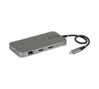 StarTech Adaptador Multipuertos USB4 con HDMI Doble - 140W - 4K60 - Hub USB | Carga de 140W con PD, estación de trabajo portátil con un solo adaptador, portátiles preparados para IA, USB-C y USB-A a 10Gb