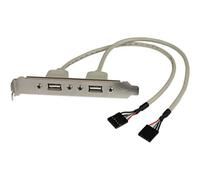 StarTech.com Adaptador de Placa USB A Hembra de 2 puertos
