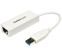 STARTECH Adaptador USB 3.0 a Ethernet Gigabit, Blanco