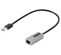 STARTECH Adaptador USB 3.0 a Ethernet Gigabit, Gris