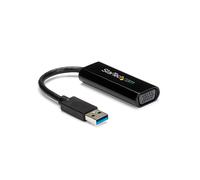 StarTech Adaptador USB 3.0 Tipo A a VGA - Conversor Gráfico con Resolución 1920x1200 Full HD para Monitores y Proyectores