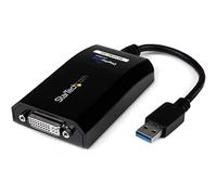 StarTech.com USB 3 TO DVI Video Adapter USB 3.0 to DVI/VGA Adapter, USB32DVIPRO (USB 3.0 to DVI/VGA Adapter - 2048x1152, 3.2 Gen 1 (3.1 Gen 1), USB Type-A, DVI Output, 2048 x 1152 Pixels)