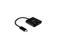 startech adaptador usb c a displayport entrega de energía - 8k 30hz - hbr3 negro negro Negro