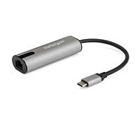 StarTech Adaptador de red Ethernet USB-C US2GC30 – 2.5 Gb USB 3.0 RJ45 – Negro/Gris espacial