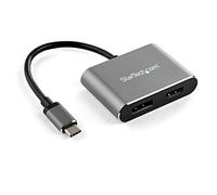 StarTech Adaptador doble USB-C a HDMI o DisplayPort 4K 60Hz