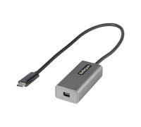 StarTech Adaptador USB-C a Mini DisplayPort, 4K 60Hz, HBR2, Cable 30cm | Compatible con Apple Cinema Display, Dell UltraSharp, Ultrawide 3440x1440, Thunderbolt 3