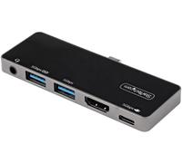 STARTECH Adaptador USB-C Multipuerto con HDMI 4K, USB y PD 100W