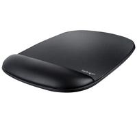 STARTECH Alfombrilla de Ratón Ergonómica con Reposamuñecas de Gel, Negra