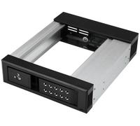 STARTECH Bahía intercambiable en caliente de 5.25″ a 3.5″ para discos SAS/SATA