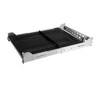 StarTech Bandeja Deslizante 2U con Gestión de Cables, 50kg (UNISLDSHF19M) | Brazo para gestión de cables, Profundidad ajustable de 70, 1 a 80, 2cm, Función de bloqueo