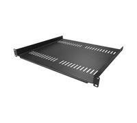 StarTech Bandeja Estante Ventilado de 1U para Armario Rack de Servidores de 19 Pulgadas - de 16 Pulgadas de Profundidad - de Acero de Servicio Pesado - con 20kg de Capacidad - Negro (CABSHELF116V)