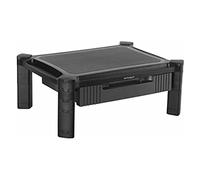 StarTech Base Ajustable para Monitor hasta 32 Pulgadas, Cajón (MONSTADJD) | Columnas apilables para elegir la altura ideal, Compatible con monitores de 13 a 32 pulgadas